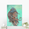 Tyche – Goddess of Fate Art Print – Greek Mythology Painting – High Quality Fine ART PRINT – Powerful Artwork - Superb Museum-quality Hahnemühle German Etching Paper - Also available as Exclusive CANVAS PRINT - Chronicles of a Myth – A2 size (420 x 594mm / 16.5 x 23.4 inch) - painted by Michael Cerny - Image 3